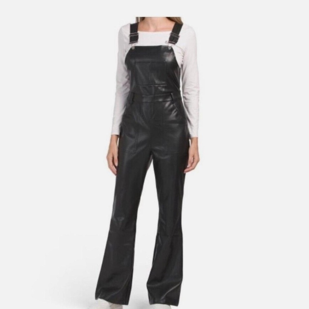 7 for All Mankind Women's Black Overalls